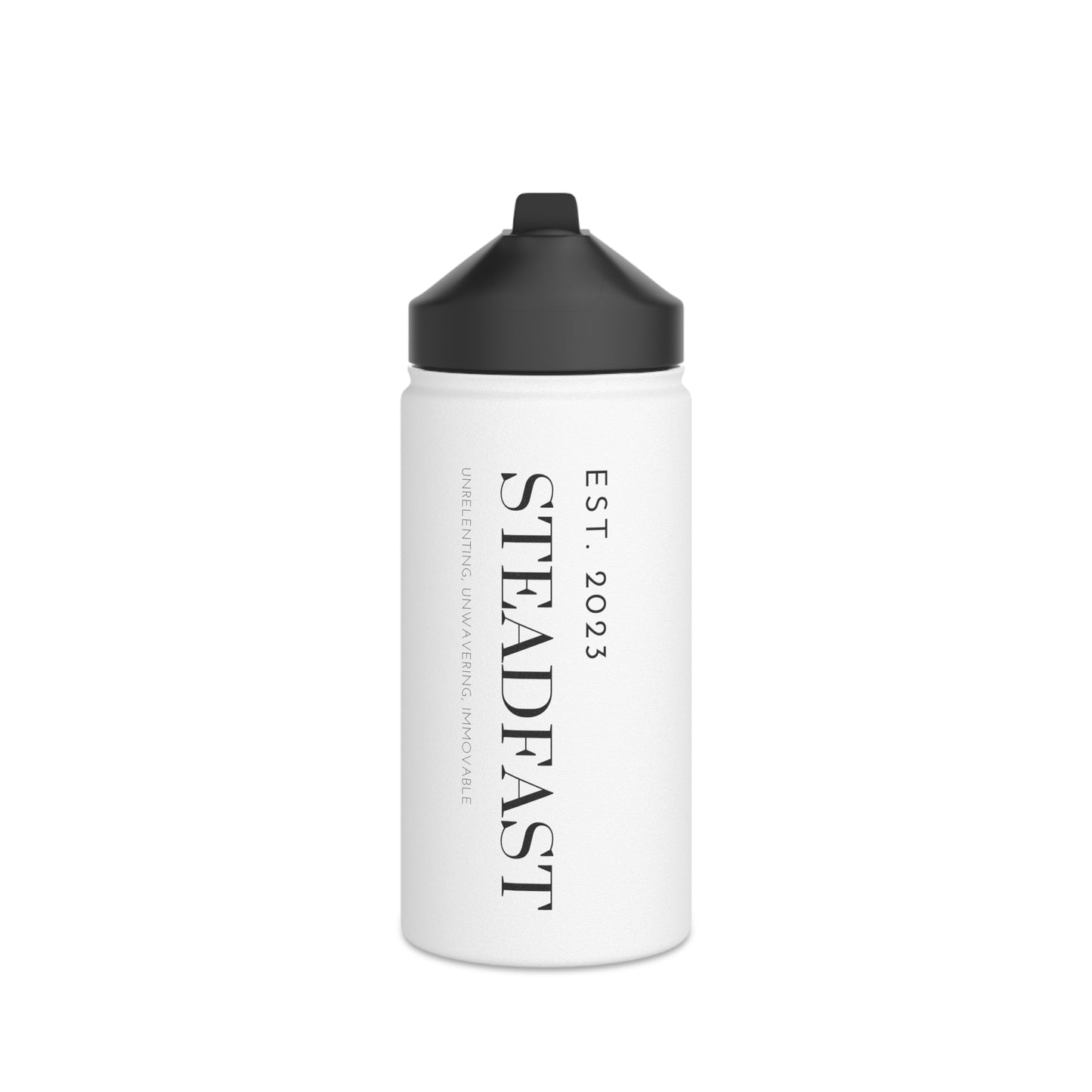 Steadfast - Stainless Steel Water Bottle, Standard Lid